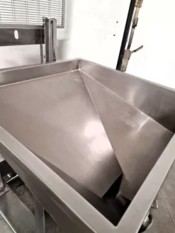 VASCA INOX PER TRASPORTO/ELEVAZIONE (COD. IND-PR-VAS-5)