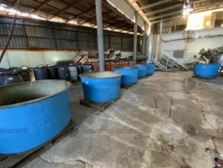 51#9550 Vasche in vetroresina ed acciaio per alimenti