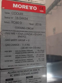 VENDO CHILLER FRIGOMORETTO PER RAFFREDDAMENO ACQUA