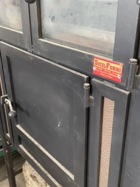 Vendo FORNO in acciaio a legna