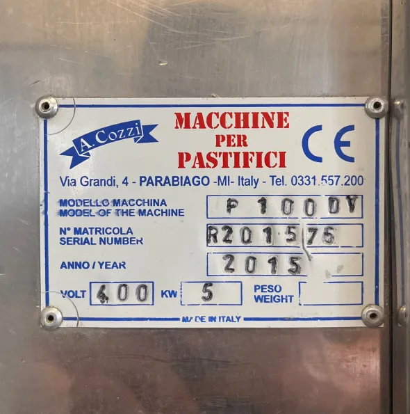 Vendo Pressa Impastatrice