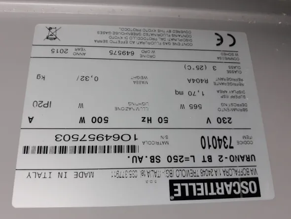 Vendo 6 vetrine congelatore negativo