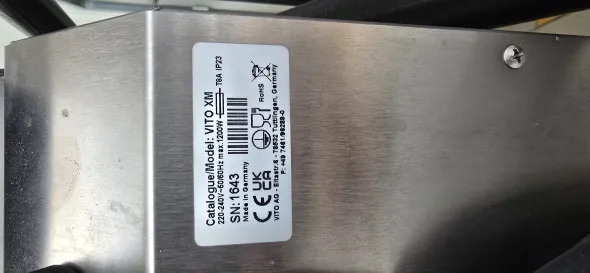 VITO XM sistema filtraggio olio di frittura 75 litri