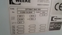 WEEKE HOMAG OPTIMAT BHC 550